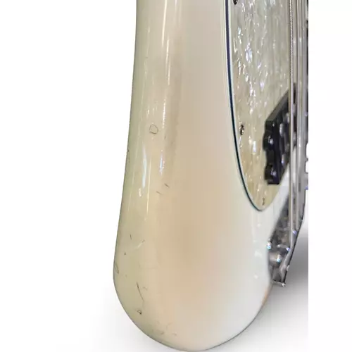 Used 1998 Ernie Ball Music Man Stingray 4 String Vintage White Electric Bass Guitar Vintage White