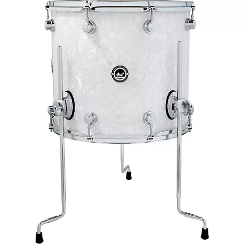 DW DWe Wireless Acoustic/Electronic Convertible Floor Tom with Legs 14 x 12 in. Finish Ply Black Galaxy