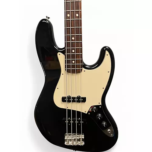 Used 2006 Fender Standard Jazz Bass Black Electric Bass Guitar Black