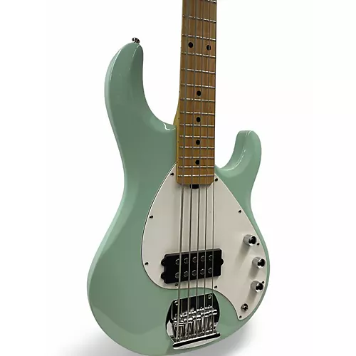 Used Sterling by Music Man stingray 5 Seafoam Green Electric Bass Guitar Seafoam Green
