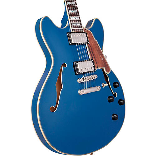 D'Angelico Deluxe Series DC Limited Edition Semi-Hollow Electric Guitar Rust