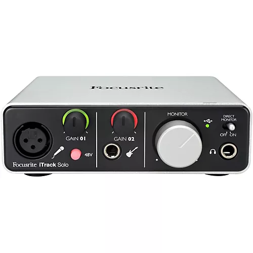 Focusrite iTrack Solo Audio Interface With Lightning Connection