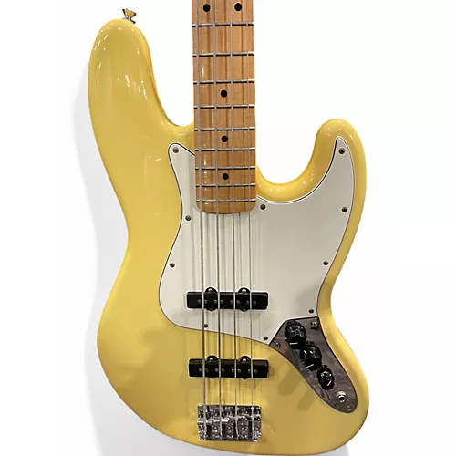 Used Fender Player Jazz Bass Buttercream Electric Bass Guitar Buttercream
