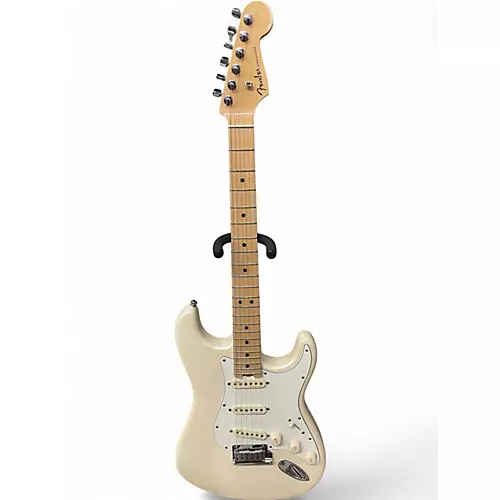 Used Fender American Elite Stratocaster Olympic Pearl Solid Body Electric Guitar Olympic Pearl
