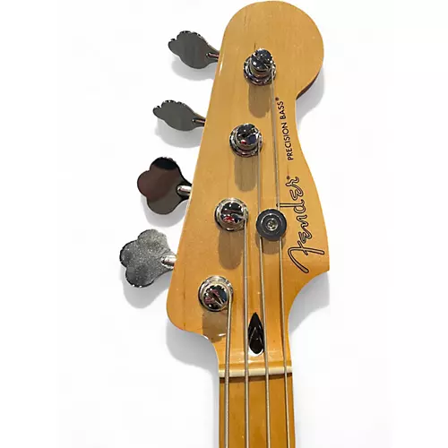 Used 2021 Fender 75th Anniversary Precision Bass TEAL Electric Bass Guitar TEAL