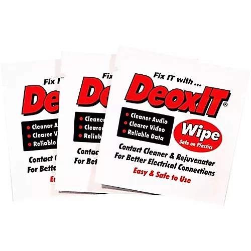 CAIG DeoxIT D-Series Contact Cleaner & Rejuvenator Wipes - 3 pack