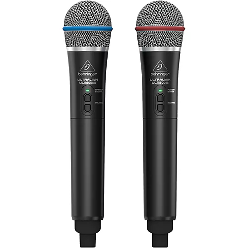Behringer ULM302MIC High-Performance 2.4 GHz Digital Wireless System with 2 Handheld Microphones