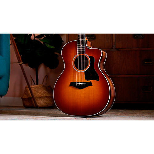 Taylor 214ce Plus Ziricote Special-Edition Grand Auditorium Acoustic-Electric Guitar Shaded Edge Burst
