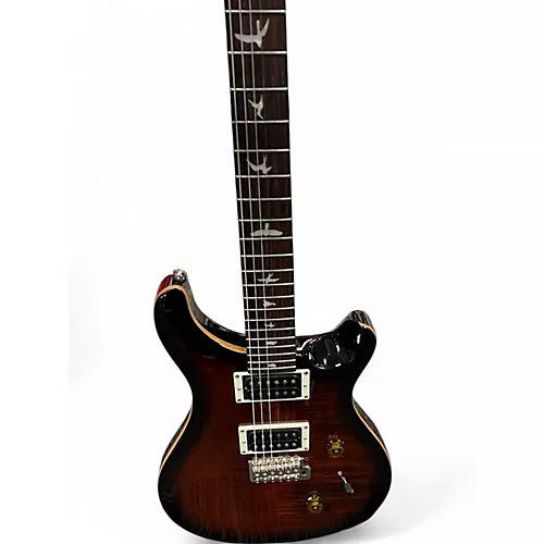 Used PRS SE Custom 24 black gold sunburst Solid Body Electric Guitar black gold sunburst