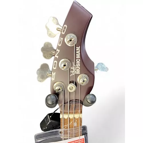 Used Ernie Ball Music Man Bongo 4 String Burgundy Electric Bass Guitar Burgundy