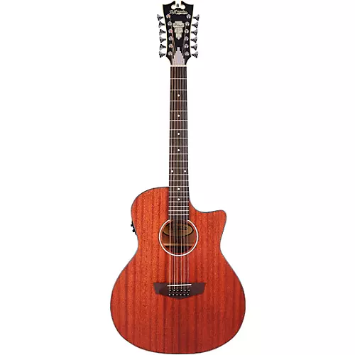 D'Angelico Premier Series Fulton LS 12-String Cutaway Grand Auditorium Acoustic-Electric Guitar Aged Mahogany