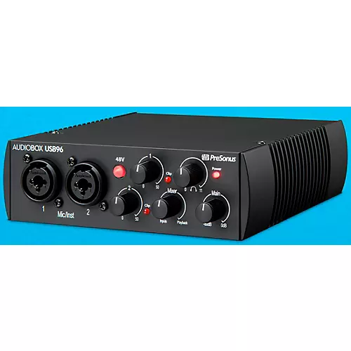 PreSonus AudioBox USB 96 25th Anniversary Edition Audio Interface With Studio One Artist 6 Software Black