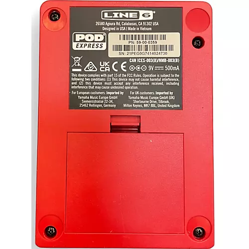 Used Line 6 Pocket Pod Express Amp Modeler Effect Processor