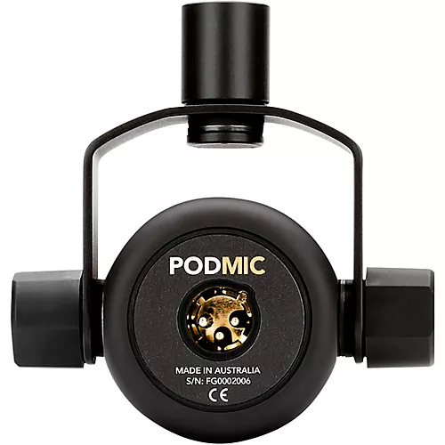 RODE PodMic Dynamic Podcasting Microphone Black
