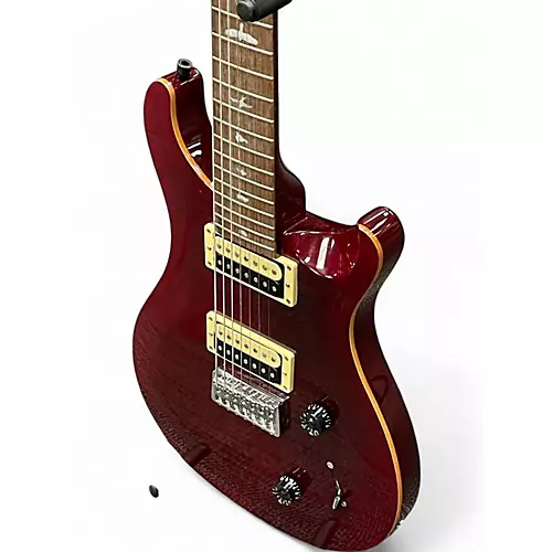 Used PRS SVN Trans Crimson Red Solid Body Electric Guitar Trans Crimson Red