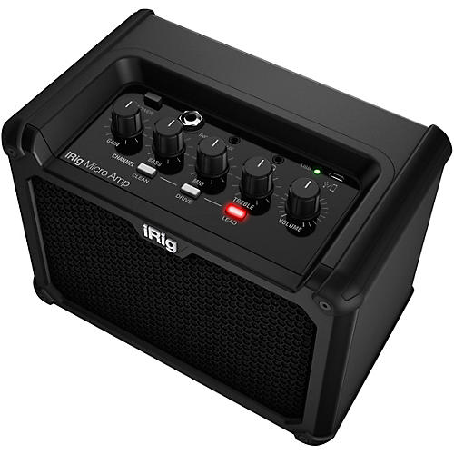 IK Multimedia iRig Micro Amp 15W 1x4 Battery-Powered Guitar Combo Amp Black