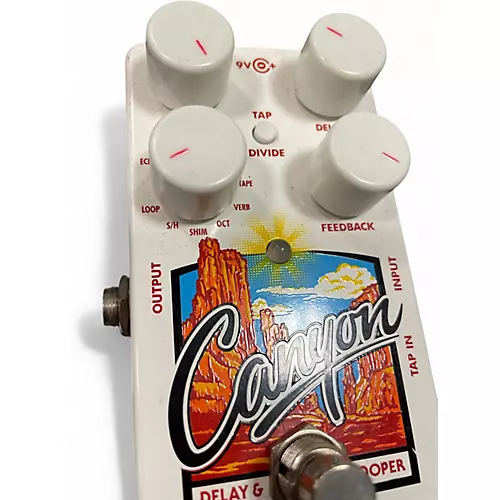 Used Electro-Harmonix Canyon Delay and Looper Effect Pedal