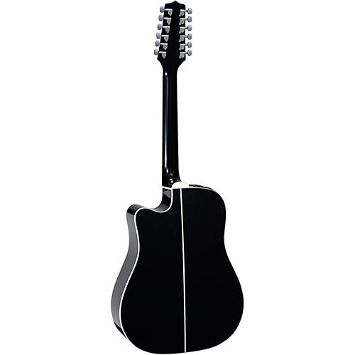 Takamine GD38CE Dreadnought 12-String Acoustic-Electric Guitar Black