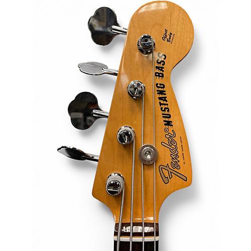 Used 2023 Fender Vintera II '70s Competition Mustang Bass Competition Burgundy Electric Bass Guitar Competition Burgundy