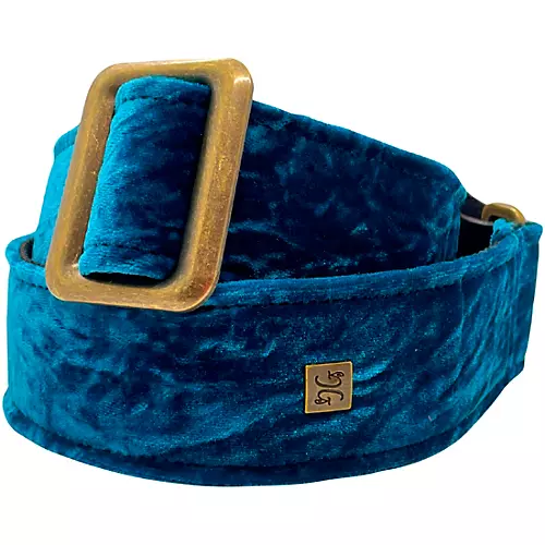 Get'm Get'm Boujee Velvet Guitar Strap Pink 2 in.