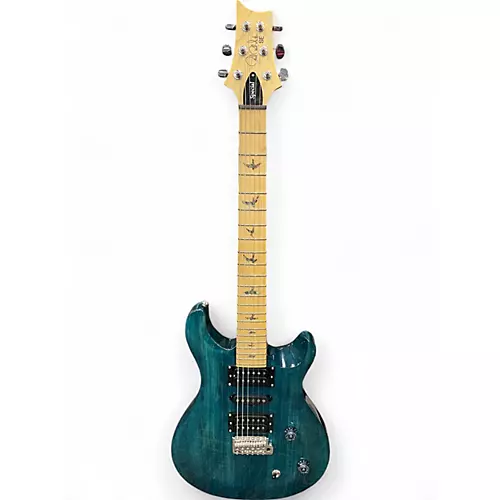 Used PRS SE SWAMP ASH SPECIAL IRI BLUE Solid Body Electric Guitar IRI BLUE