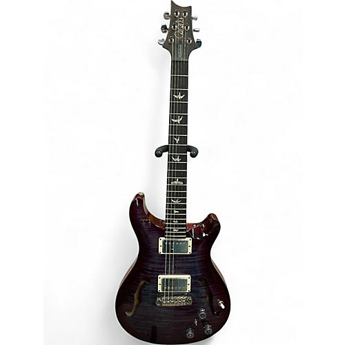 Used 2021 PRS Hollowbody II Piezo Charcoal Violet Burst Hollow Body Electric Guitar Charcoal Violet Burst