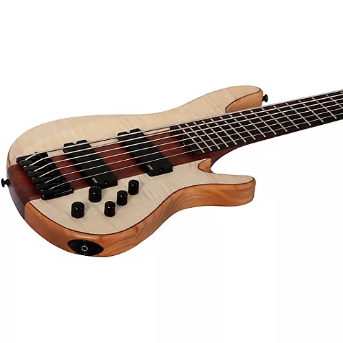 Schecter Guitar Research Charles Berthoud CB-6 6-String Electric Bass Guitar Natural Satin