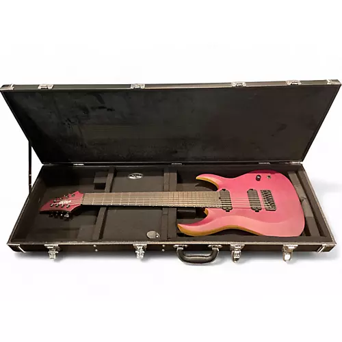 Used Schecter Guitar Research John Browne Tao-8 8 String Transparent Purple Solid Body Electric Guitar Transparent Purple