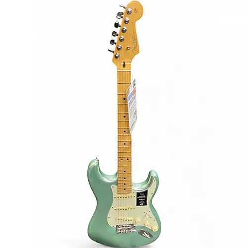 Used Fender American Professional II Stratocaster mystic surf green Solid Body Electric Guitar mystic surf green