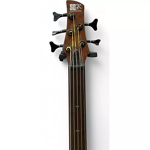 Used Ibanez SR505 5 String Walnut Electric Bass Guitar Walnut
