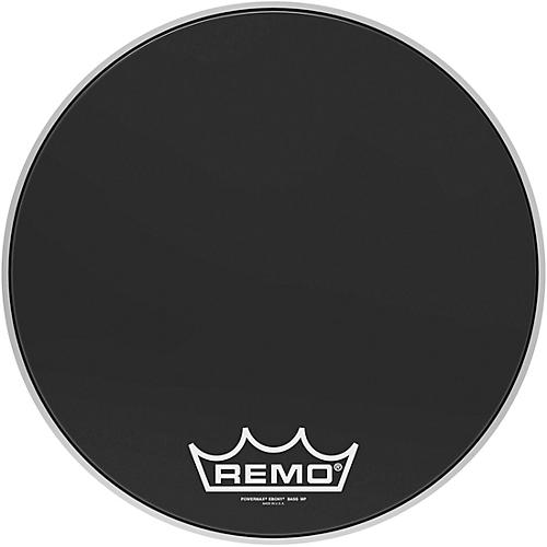 Remo Powermax Ebony Crimplock Bass Drum Head 20 in.
