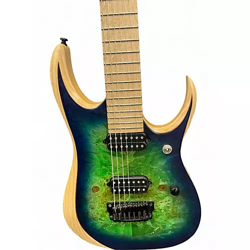 Used Ibanez RGDIX7MPB SURREAL BLUE BURST Solid Body Electric Guitar SURREAL BLUE BURST