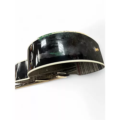 Used Guild jf30-12 Black 12 String Acoustic Electric Guitar Black