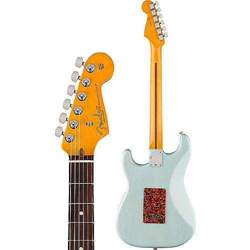 Fender American Professional II Stratocaster Thinline Limited-Edition Electric Guitar Transparent Shell Pink