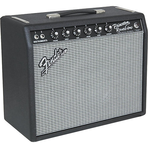 Fender '65 Princeton Reverb 12W 1x10 Tube Guitar Combo Amp Black