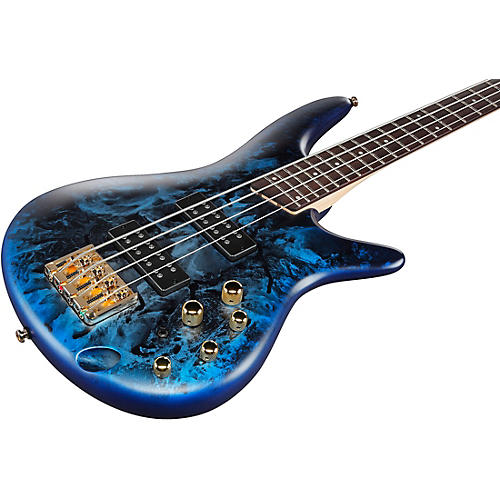 Ibanez SR300EDX Electric Bass Guitar Cosmic Blue Frozen Matte