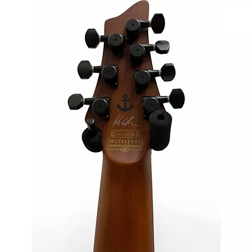 Used Schecter Guitar Research C7 ROB SCALLON SATIN DARK ROAST Solid Body Electric Guitar SATIN DARK ROAST