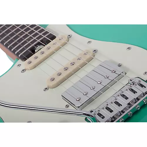 Schecter Guitar Research Nick Johnston Traditional Left-Handed 6-String Electric Guitar Atomic Green