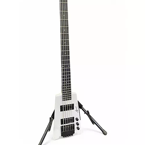 Used Steinberger XT25 Spirit 5 String Alpine White Electric Bass Guitar Alpine White