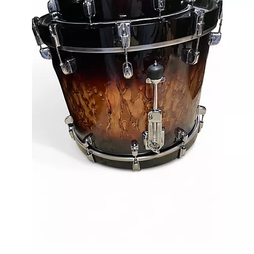 Used TAMA 5 Piece Starclassic Walnut Birch molten brown burst Drum Kit molten brown burst