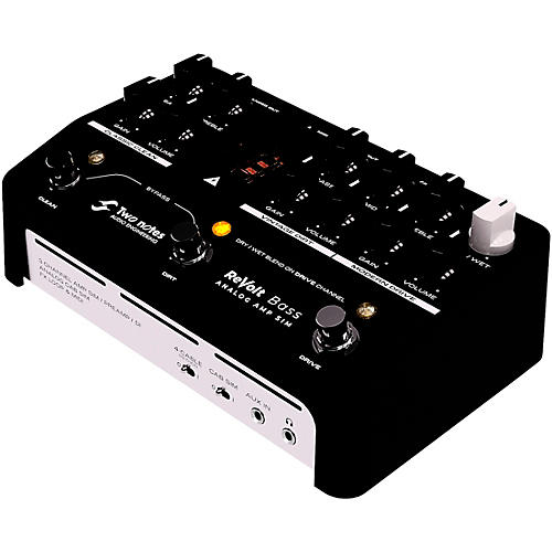 Two Notes AUDIO ENGINEERING ReVolt 3-Channel All-Analog Bass Simulator and DI Pedal Black