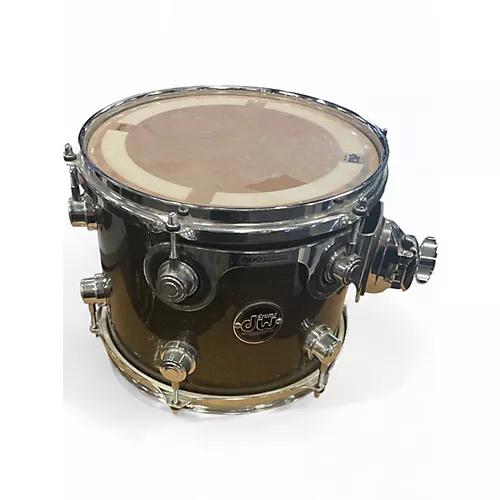 Used DW 5 Piece Performance Series Pewter Sparkel Drum Kit Pewter Sparkel