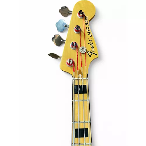 Used 1999 Fender Geddy Lee Signature Jazz Bass Black Electric Bass Guitar Black