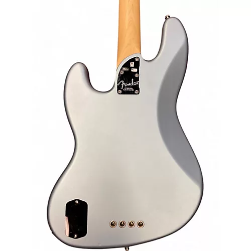 Used Fender FSR American Elite Jazz Bass satin ice blue metallic Electric Bass Guitar satin ice blue metallic