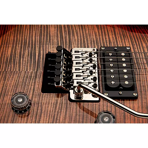 PRS SE Custom 24 Floyd Electric Guitar Charcoal Cherry Burst