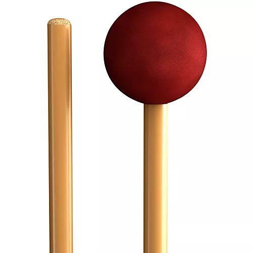 Promark SPYR Unwrapped Marimba Mallets Medium Red Rubber