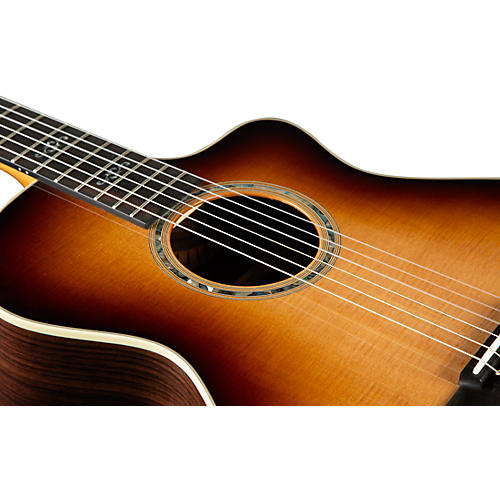 Taylor Special Edition 412ce-NR Rosewood Nylon Grand Concert Acoustic-Electric Guitar Shaded Edge Burst