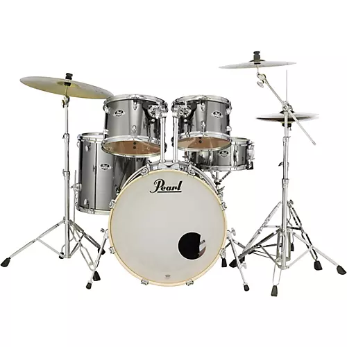 Pearl Export New Fusion 5-Piece Drum Set With Hardware Slipstream white