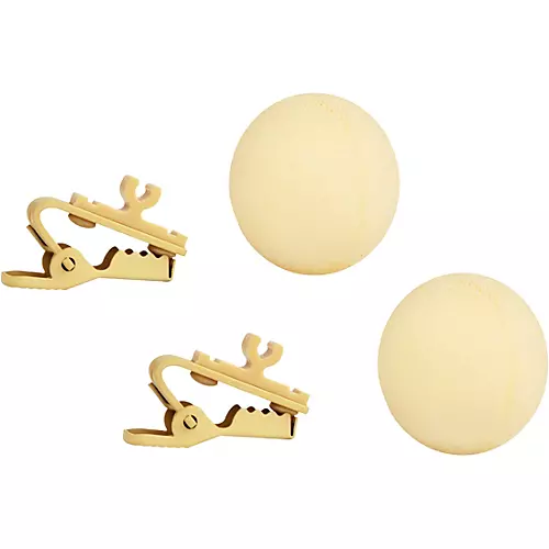 Shure RK304T Tan Foam Windscreens and Tie Clip for SM93, WL93, WL93T (Contains Two of Each)