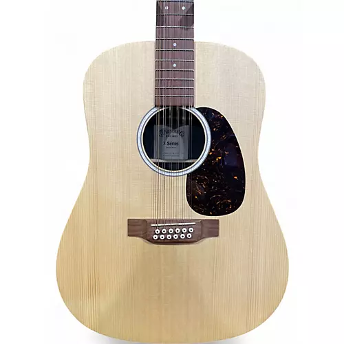 Used Martin D-X2 Natural 12 String Acoustic Electric Guitar Natural